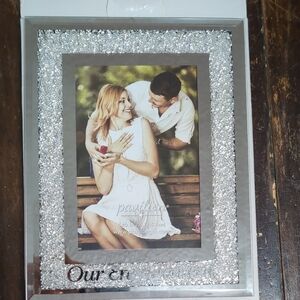 Silver Glitter Photo Frame